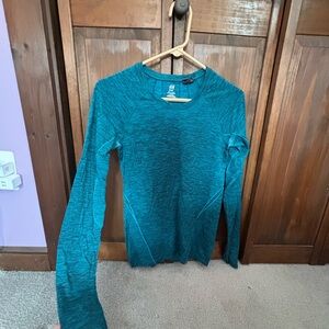 H&M Women's Blue Long Sleeve Tee